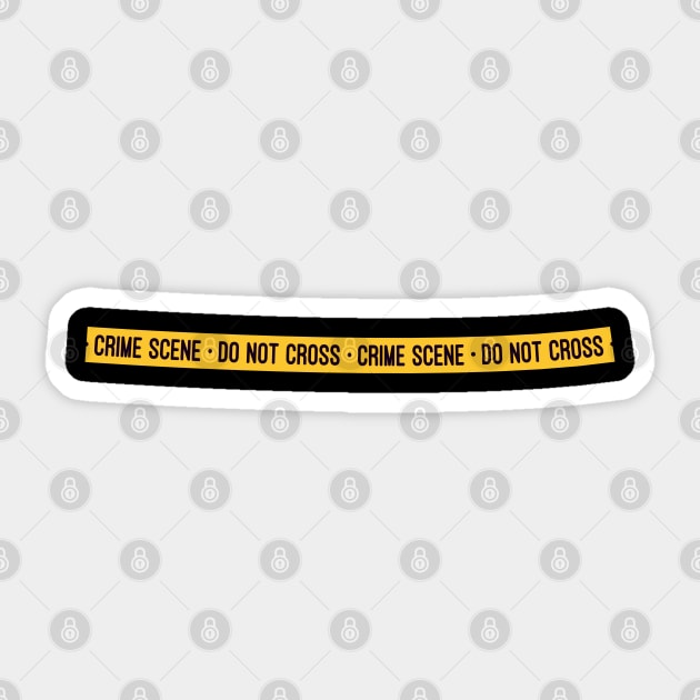 Crime Scene, Do not Cross Sticker by SzlagRPG